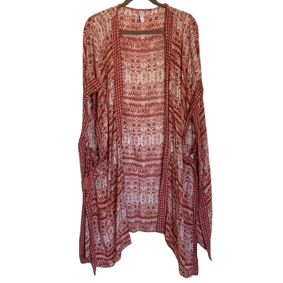 Womens Mid Length Print Caftan - Picture 1 of 7